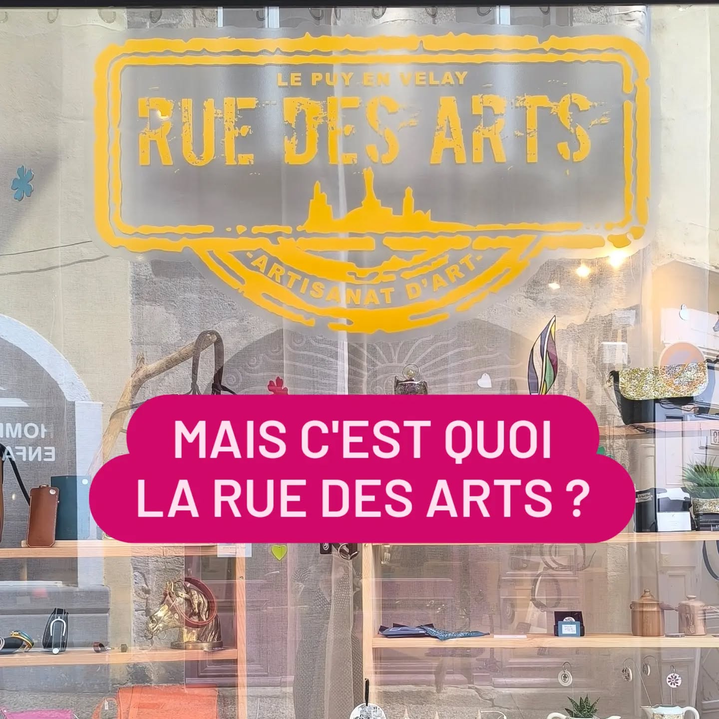 J&rsquo;ai intégré LA RUE DES ARTS 